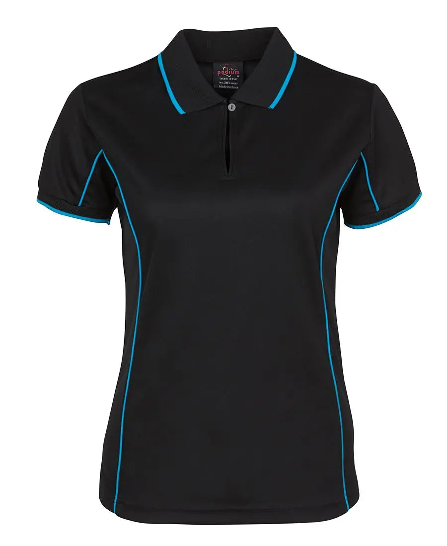 JB'S Podium Women’s Piping Work Polo Shirt 7LPI Metro Workwear